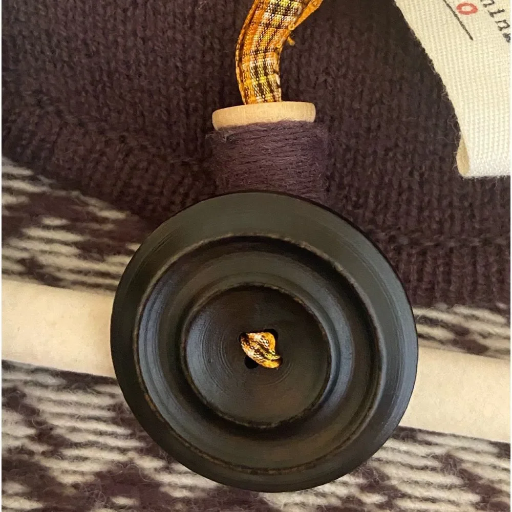 Anthropologie Cartonnier - Wool Brown Jabberwocky Cardigan Sweater - size L NWOT - Picture 6 of 10